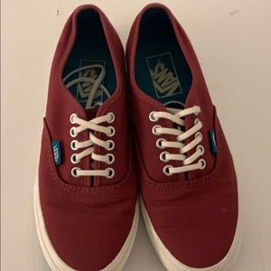 Vans Authentic Maroon/Teal Shoes
